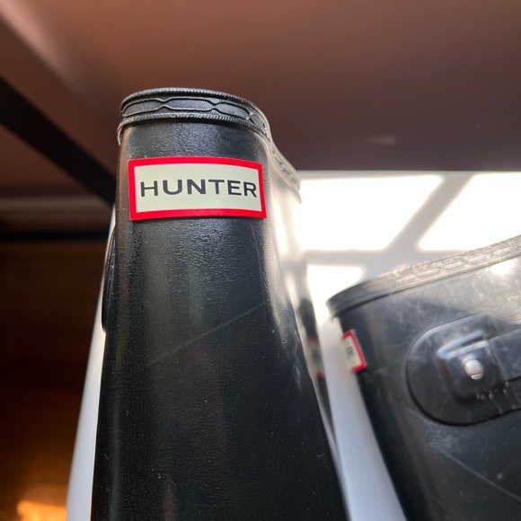 Hunter Original Tall Gloss Rain Boots Size 10 - Picture 9 of 10